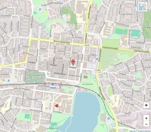 Karta och plats Växjö - Reseplanerare